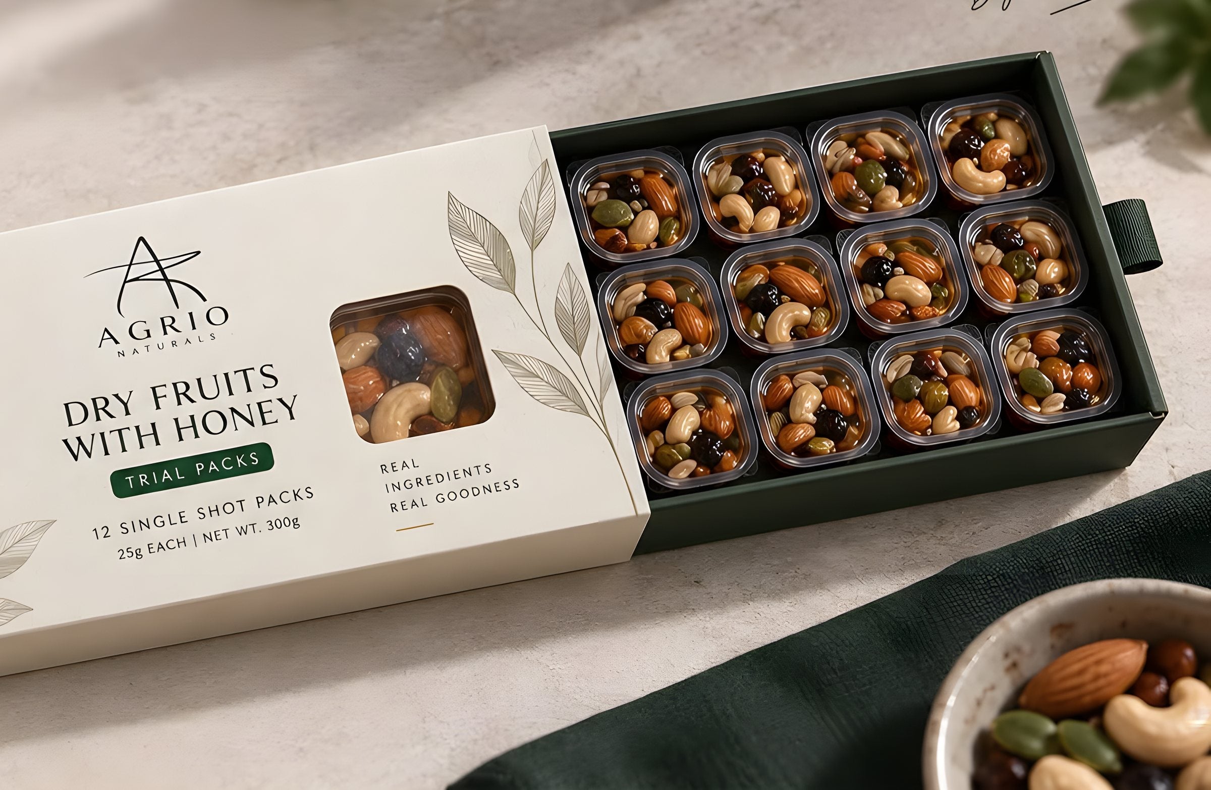 Agrio Naturals Dry Fruits with Honey – 12 pack trial box