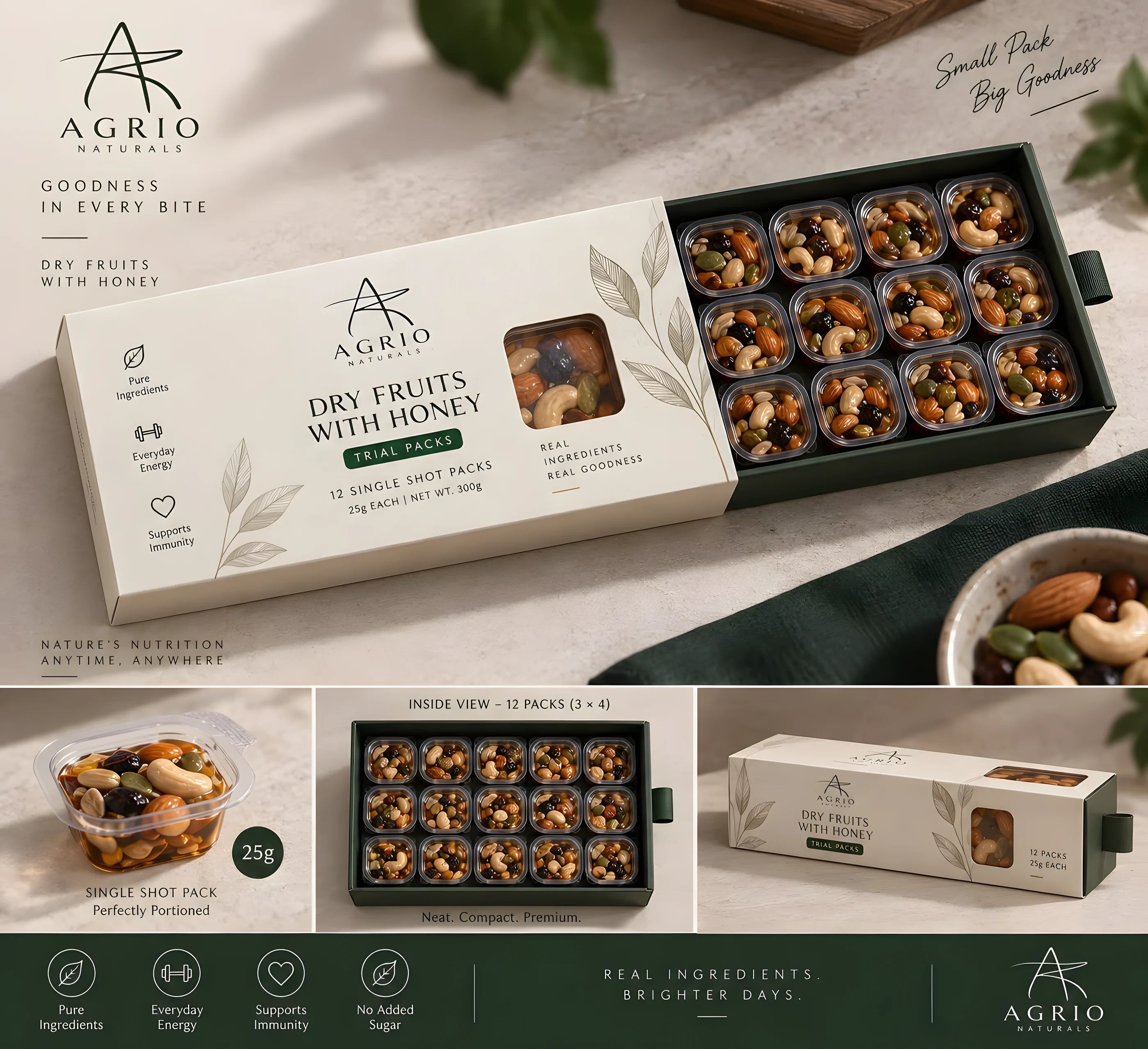 Dry Fruits with Honey trial box